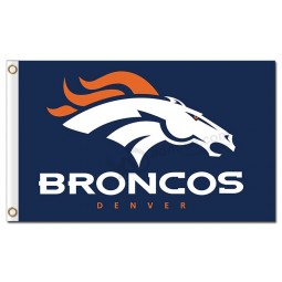 Custom high-end NFL Denver Broncos 3'x5' polyester flags logo