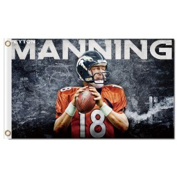 NFL Denver Broncos 3'x5' polyester flags Manning