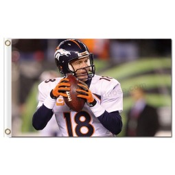 NFL Denver Broncos 3'x5' polyester flags memeber 18