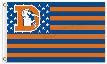 NFL Denver Broncos 3'x5' polyester flags star stripes