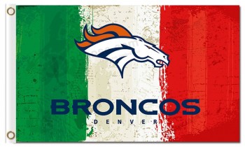 NFL Denver Broncos 3'x5' polyester flags three colors