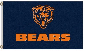 Custom NFL Chicago Bears 3'x5' polyester flags bears for sale