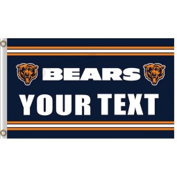 Wholesale custom high-end NFL Chicago Bears 3'x5' polyester flags your text