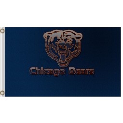 Wholesale custom high-end NFL Chicago Bears 3'x5' polyester flags