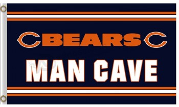 Wholesale custom high-end NFL Chicago Bears 3'x5' polyester flags man cave