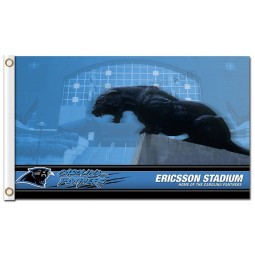 Custom high-end NFL Carolina Panthers 3'x5' polyester flags ericsson stadium