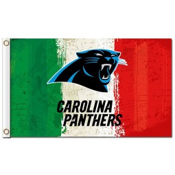 NFL Carolina Panthers 3'x5' polyester flags three colors