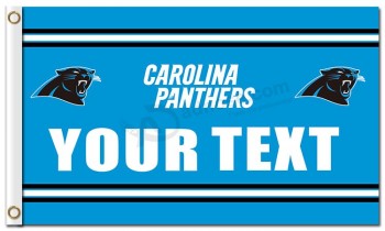 NFL Carolina Panthers 3'x5' polyester flags your text