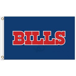 Nfl buffalo bills 3'x5 'drapeaux en polyester grosses lettres