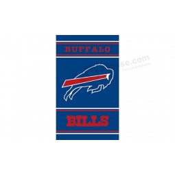 Nfl buffalo bills 3'x5 'polyester drapeaux logo drapeau vertical