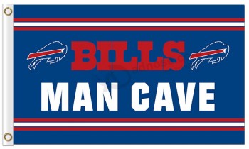NFL Buffalo Bills 3'x5 'Polyester Fahnen Mann Höhle