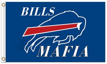Nfl buffalo bills 3'x5 'polyester vlaggen facturen maffia