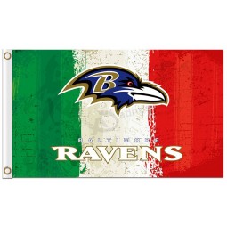 NFL Baltimore Ravens 3'x5' polyester flags three colors for sale