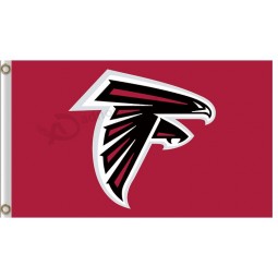 изготовленный под заказ высокий-End nfl atlanta falcons3'x5 'логотип флага полиэфира