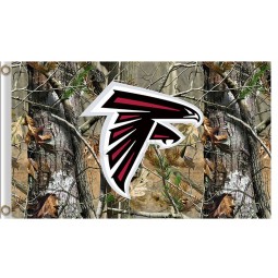 Custom high-end NFL Atlanta Falcons3'x5' polyester flag camo