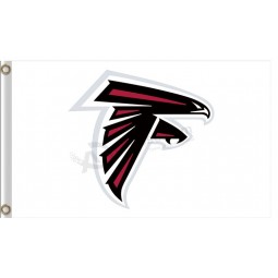 Custom high-end NFL Atlanta Falcons3'x5' polyester flag big logo white background