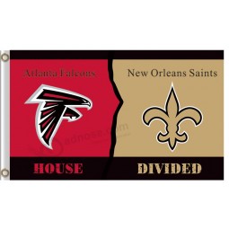 Haut personnalisé-Fin nfl atlanta falcons3'x5 'drapeau en polyester vs saints