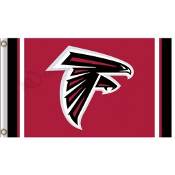 Custom cheap NFL Atlanta Falcons3'x5' polyester flag stripes right and left