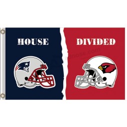 Custom cheap NFL Arizona Cardinals 3'x5' polyester flag divided with patriots