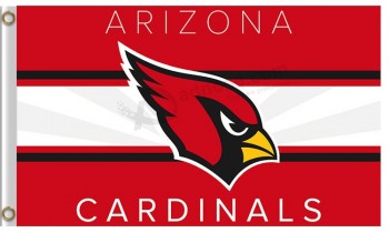Groothandel hoog-Einde nfl Arizona kardinalen 3'x5 'polyester vlag witte streep in het midden