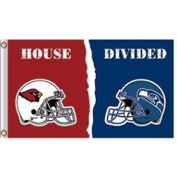 Wholesale high-end NFL Arizona Cardinals 3'x5' polyester flag vs seahawks