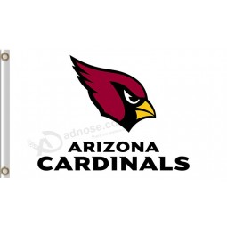 Haut de gros-Fin nfl arizona cardinals Drapeau en polyester 3'x5 'drapeau blanc