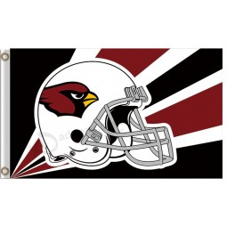 NFL Arizona Cardinals 3'x5' polyester flag radioactive rays