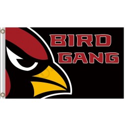 NFL Arizona Cardinals 3'x5' polyester flag bird gang black