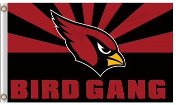 NFL arizona cardinals 3'x5 'poliestere bandiera uccello banda