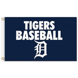 Haut de gros-Fin mlb detroit tigers drapeaux en polyester 3'x5 'tigres baseball