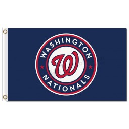 Wholesale cheap MLB Washington Nationals 3'x5' polyester flags round logo