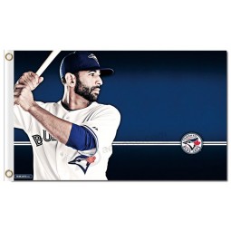 MLB Toronto Blue Jays 3'x5' polyester flags memeber for custom sale