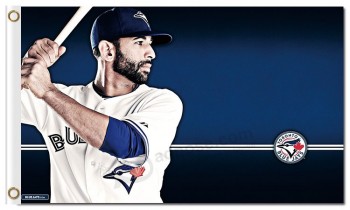 MLB Toronto Blue Jays 3'x5' polyester flags memeber for custom sale