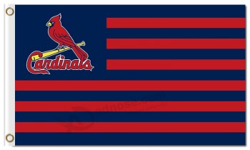 MLB St.Louis Cardinals 3'x5' polyester flags stripes