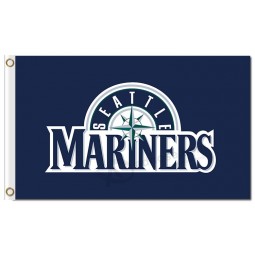 MLB Seattle Mariners 3'x5' polyester flags big mariners