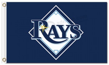 MLB Tampa Bay Rays 3'x5' polyester flags RAYS