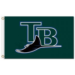 MLB Tampa Bay Rays 3'x5' polyester flags TB