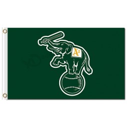 MLB Oakland Athletics 3'x5' polyester flags logo for custom sale