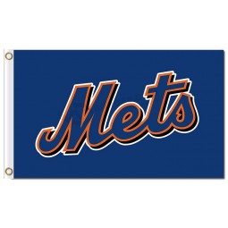 Custom high-end MLB New York Mets 3'x5' polyester flags mets