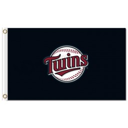 Custom high-end MLB Minnesota Twins 3'x5' polyester flags twins