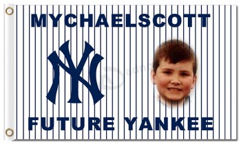 Benutzerdefinierte hoch-Ende mlb New York Yankees 3'x5 'Polyester Fahnen zukünftige Yankees