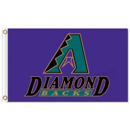 MLB Arizona Diamondbacks 3'x5' polyester flags purple flag