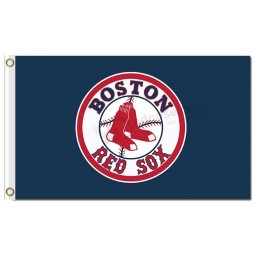 MLB Boston Red sox 3'x5' polyester flags round logo