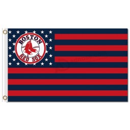 MLB Boston Red sox 3'x5' polyester flags stars stripes