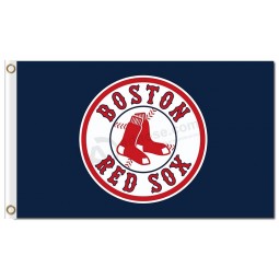 MLB Boston Red sox 3'x5' polyester flags round logo