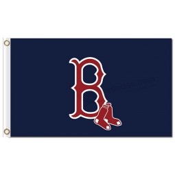 MLB Boston Red sox 3'x5' polyester flags capital B