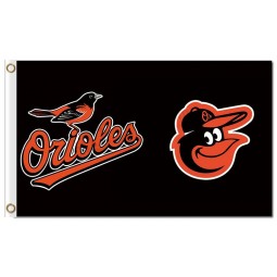 MLB Baltimore Orioles 3'x5' polyester flags logo