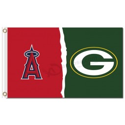 Benutzerdefinierte hoch-Ende MLB Los Angeles Engel von Anaheim Flags mit Packern geteilt