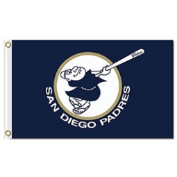 Custom cheap MLB San Diego Padres 3'x5' polyester flags