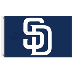 Custom cheap MLB San Diego Padres 3'x5' polyester flags SD